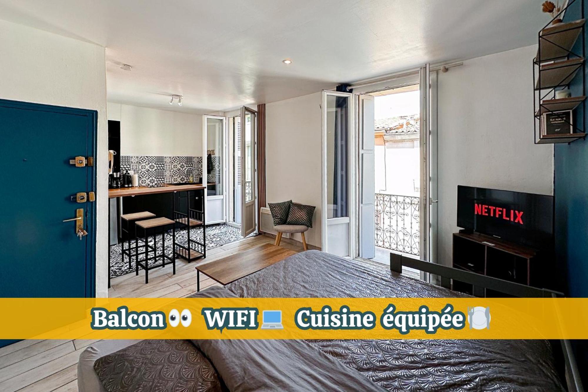 Appartement Entier Cosy Avec Balcon - Centre モンペリエ エクステリア 写真